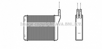 AVA QUALITY COOLING al6046 -  Теплообменник, отопление салона